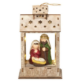 Dicksons CHFIGR-190 1-Piece Holy Family/Creche Lighted 7.5In