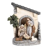 Dicksons CHFIGR-325 Nativity 1 Piece 6.75H Led Holy Family