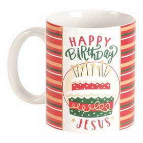 Dicksons CHMUG-1024 Mug Happy Birthday Jesus Ceramic 11 Oz