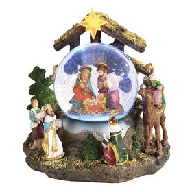 Dicksons CHMUSR-30 Waterglobe Music Lighted Away In Manger