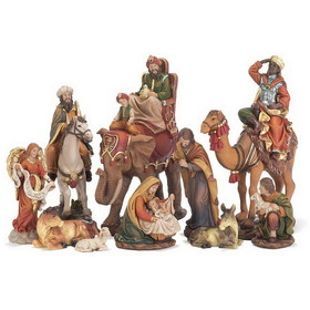 Dicksons CHNAT-354 Nativity Set Colorful 10-Piece 8.75In
