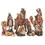 Dicksons CHNAT-354 Nativity Set Colorful 10-Piece 8.75In