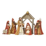 Dicksons CHNAT-483 Nativity Set/Creche 6-Piece 5In