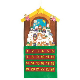 Dicksons CHNATF-1 Christmas Nativity Scene Advent Calendar