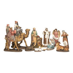 Dicksons CHNATR-127 Nativity Set Colorful/Camels 11-Piece 8H