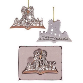 Dicksons CHO-8030 Christmas Nativity Book Ornament