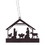 Dicksons CHO-992 Ornament Metal Nativity Black