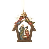 Dicksons CHOR-607 Angel With Holy Family Ornament 4.5