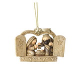 Dicksons CHOR-701 Holy Family In Creche Ornament 2