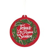 Dicksons CHOW-1024 Wood Ornament Jesus Is The Reason, 4