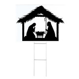 Dicksons CHSIGN-515 Yard Sign Holy Family Silhouette Pvc