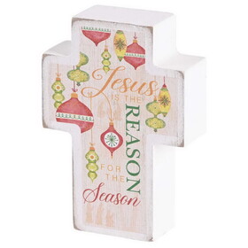 Dicksons CHTPLKC34-12 Tabletop Cross Jesus Is Reason Whimsical