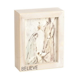 Dicksons CHTPLKW-56 Holy Family Believe Tabletop 5X6 Frame