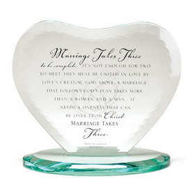 Dicksons CMG-603 Marriage Takes Three Heart Plaque