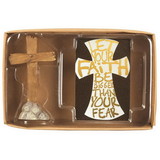 Dicksons CROSSFIG-32 Cross Figurine With Let Your Faith Card