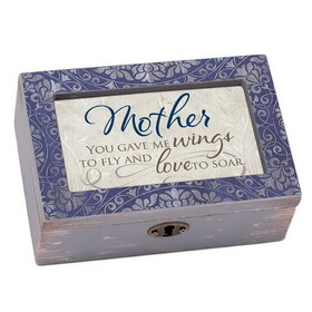 Dicksons DDP34BD Music Box Mother Gave Wings Decoupage