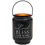 Dicksons DLTN09SBK Lantern Lord Bless Our Home Small Black