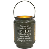 Dicksons DLTN46GR Lantern Irish Luck May Your Small Green