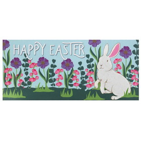 Dicksons DM011736 Doormat Insert Rabbit Happy Easter