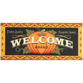 Dicksons DM011845 Doormat Insert Welcome Pumpkin