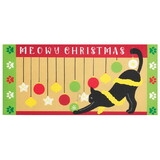 Dicksons DM011865 Doormat Insert Cat Meowy Christmas