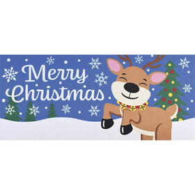 Dicksons DM012012 Doormat Insert Reindeer Merry Christmas