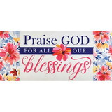 Dicksons DMI-2109 Doormat Insert Praise God For Blessings