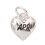 Dicksons ECH04 April Charm Silver Heart