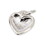 Dicksons ECH04 April Charm Silver Heart