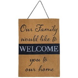 Dicksons EDH01 Door Hanger Our Family Would Like To