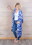 Dicksons EFK5 Women's Tie-Dyed Blue And White Kimono