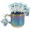 Dicksons EMUG-4PK-01 Pearlized Blue Mugs (4Pk) W/Hangtags Gen