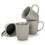 Dicksons EMUG-4PK-04 Grey Matte Mugs (4Pk) W/Hantag Christian