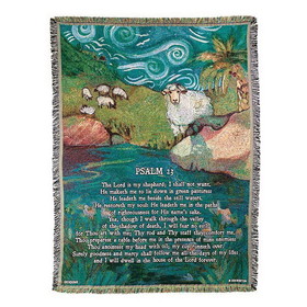 Dicksons FAB-3111 Tapestry Throw The Lord Is My Shepherd