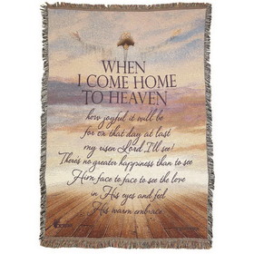 Dicksons FAB-3131 Throw When I Come Home To Heaven 48X68