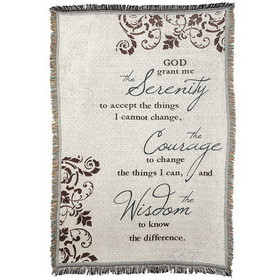 Dicksons FAB-943 Tapestry Throw Serenity Prayer