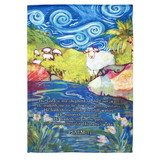 Dicksons FLAG-1029 Flag Psalm 23 With Sheep Polyester 13X18