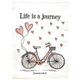 Dicksons FLAG-2055 Flag Life Is A Journey Polyester 13X18