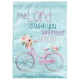 Dicksons FLAG-2082 Flag Bicycle The Lord Is Polyester 13X18