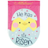 Dicksons FLAG-2114 Flag Chick He Has Risen Polyester 13X18