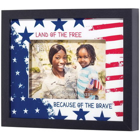 Dicksons FRMWDBL-108-78 Photo Frame Land Of The Free 7X5