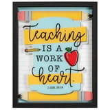 Dicksons FRMWDBL-1114-46 Framed Wall Art Teaching Is A Work Of