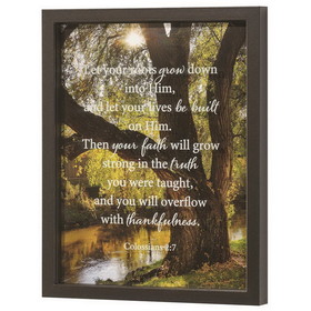 Dicksons FRMWDBL-1114-53 Framed Wall Art Let Your Roots 11X14