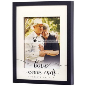 Dicksons FRMWDBL-1114-55 Photo Frame Wall Love Never Ends 11X14