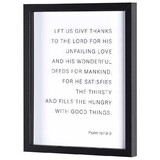 Dicksons FRMWDBL-1114-63 Framed Wall Art Let Us Give Thanks