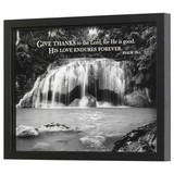 Dicksons FRMWDBL-1411-64 Framed Wall Art Give Thanks To The Lord