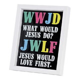 Dicksons FRMWDW-810-49 Framed Art Wwjd Jesus Would Love