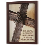 Dicksons FRMWDWAL-1114-24 Framed Wall Art The Gospel Is The Only