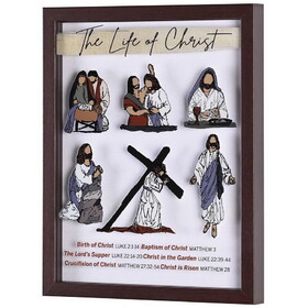 Dicksons FRMWDWAL-1114-27 Framed Wall Art The Life Of Christ