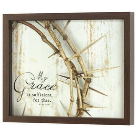 Dicksons FRMWDWAL-1411-19 Framed Wall Art My Grace Is Sufficient